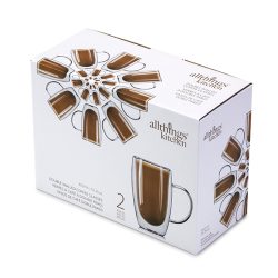 061-023-2PC DOUBLE WALLED COFFEE GLASSES 450ML-15OZ